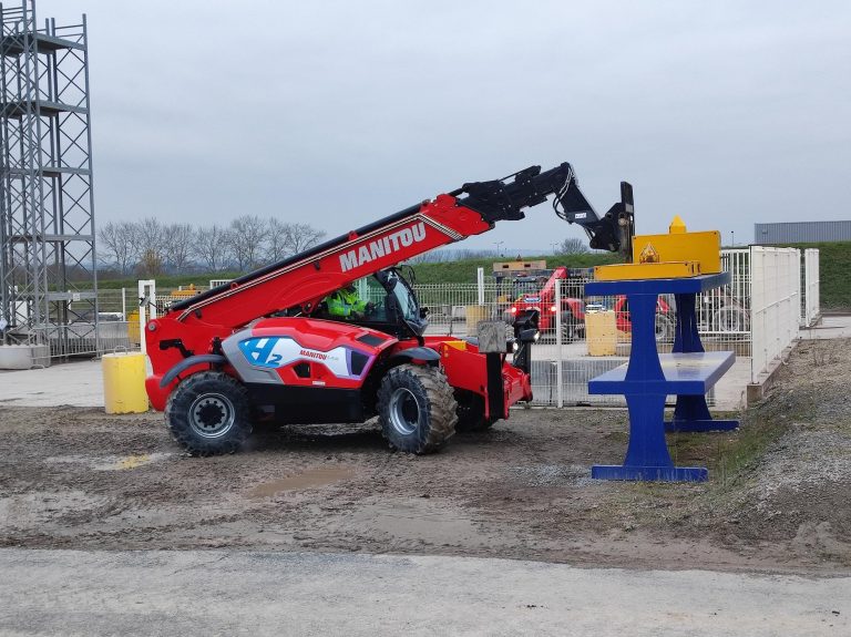 Manitou essaie un télescopique fonctionnant à l&rsquo;hydrogène