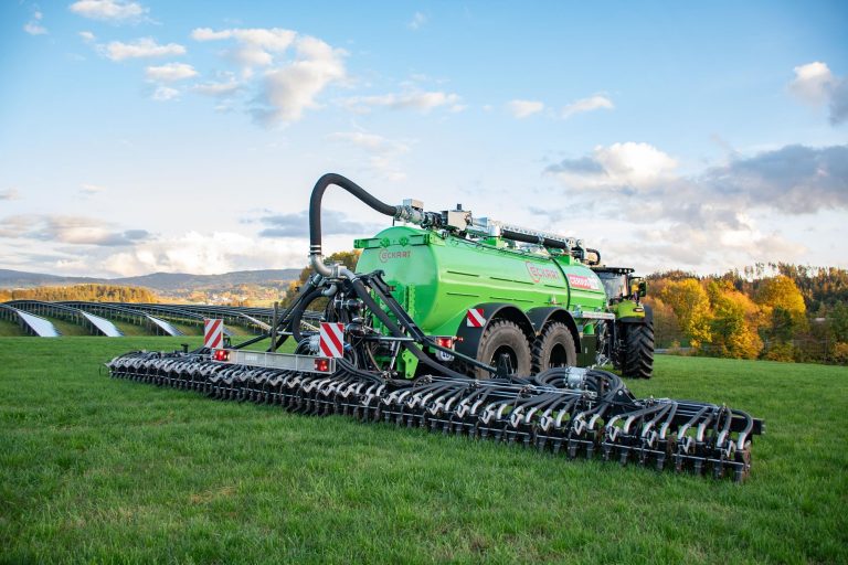 Evers combine des injecteurs de lisier dans le Quadro Disc