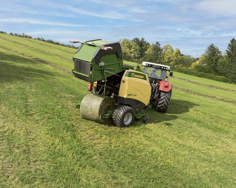 Krone tient les ballots