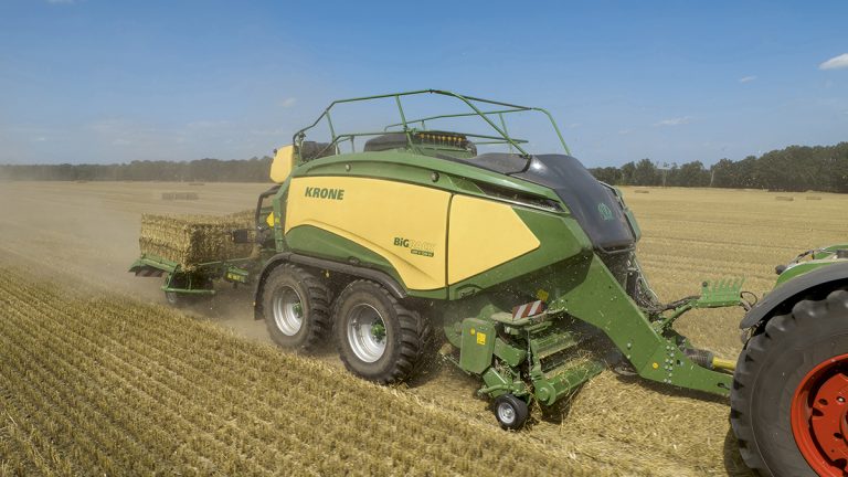 La Krone BiG Pack HDP II presse jusqu&rsquo;à 85 tonnes par heure grâce à son nouvel entraînement principal