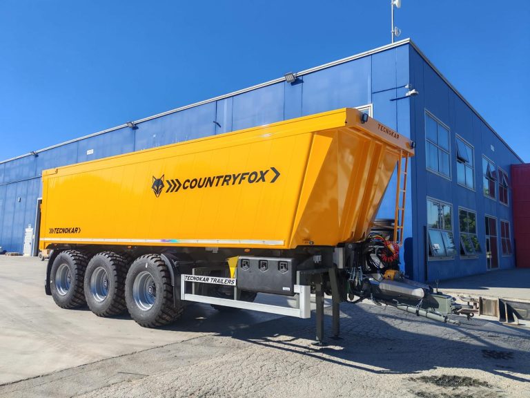 Agrimac présente le Tecnokar Countryfox : une benne basculante en aluminium au poids à vide réduit