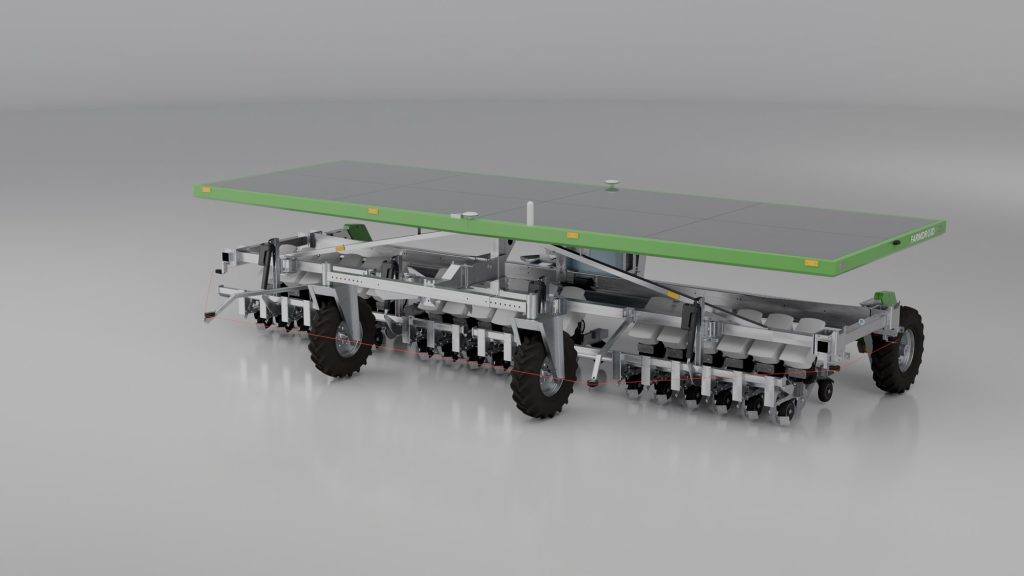 Le FarmDroid FD60 sème et désherbe de manière autonome sur de grandes surfaces