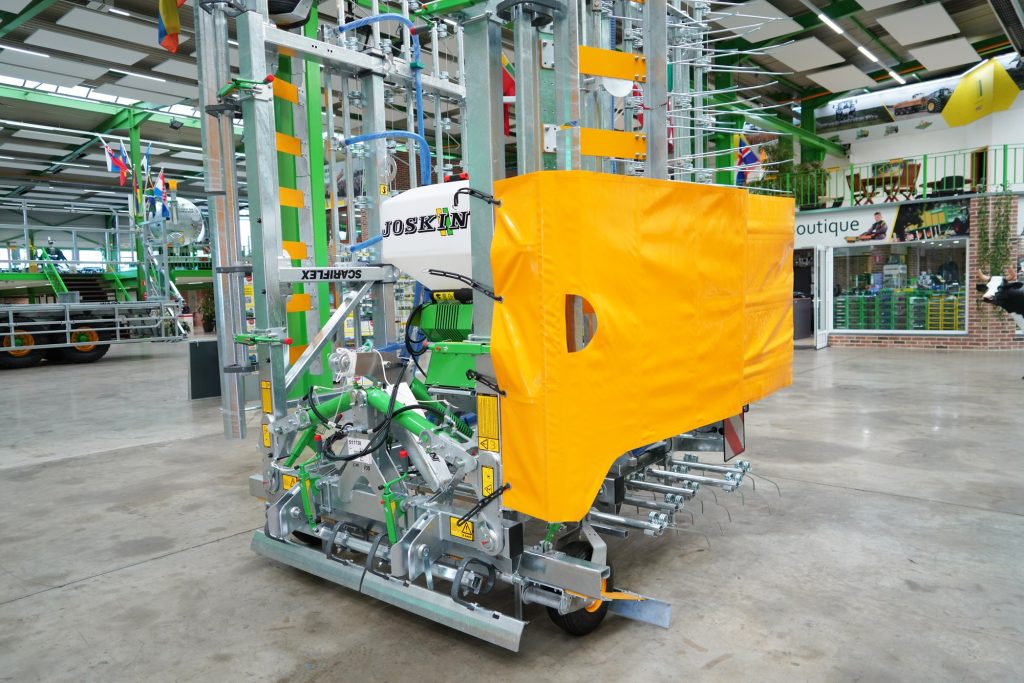 Joskin renforce la sécurité de ses aérateurs de prairie lors du transport routier